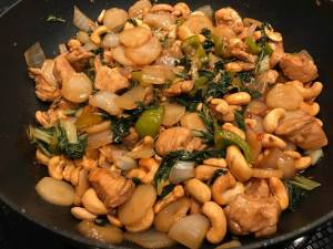 cashew chicken regular bok choy